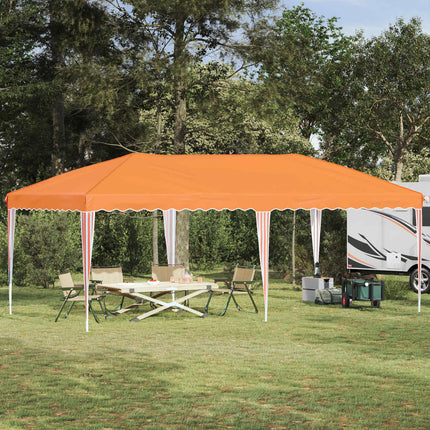 Pop-up Partytält 575 x 290 x 245 cm Orange