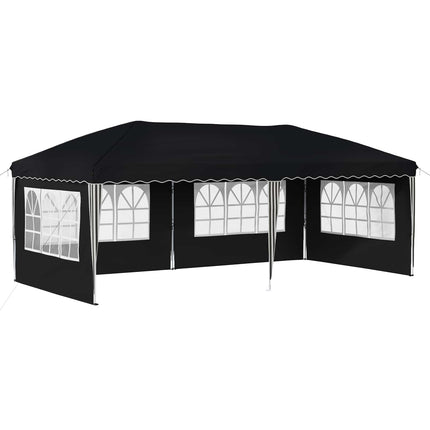 Pop-up Partytält 575 x 289 x 245 cm Antracit