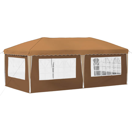 Pop-up Partytält 575 x 289 x 245 cm Beige