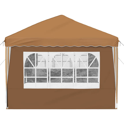 Pop-up Partytält 575 x 289 x 245 cm Beige