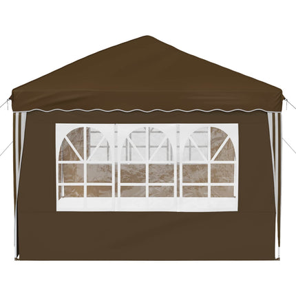 Pop-up Partytält 575 x 289 x 245 cm Taupe