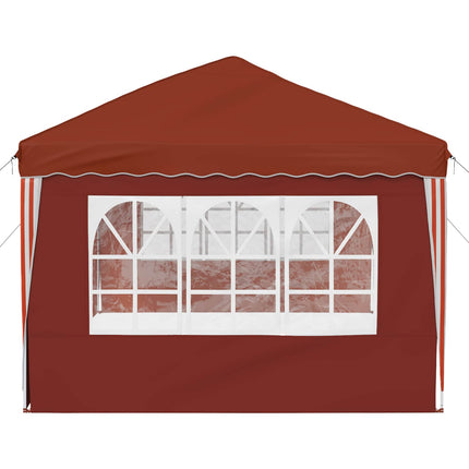 Pop-up Partytält 575 x 289 x 245 cm Terracotta