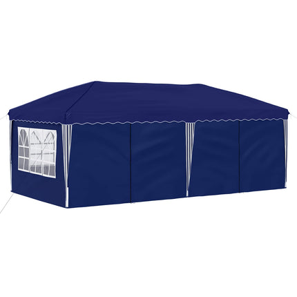 Pop-up Partytält 575 x 288 x 245 cm Blå