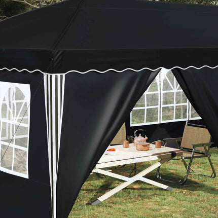 Pop-up Partytält 575 x 288 x 245 cm Antracit