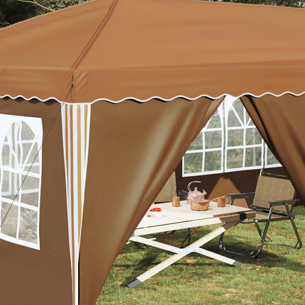 Pop-up Partytält 575 x 288 x 245 cm Beige