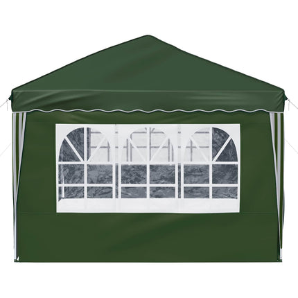 Pop-up Partytält 575 x 288 x 245 cm Grön