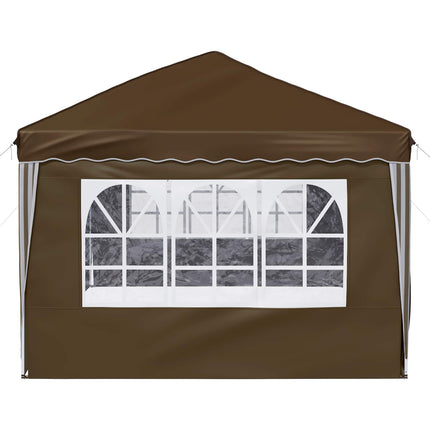 Pop-up Partytält 575 x 288 x 245 cm Taupe