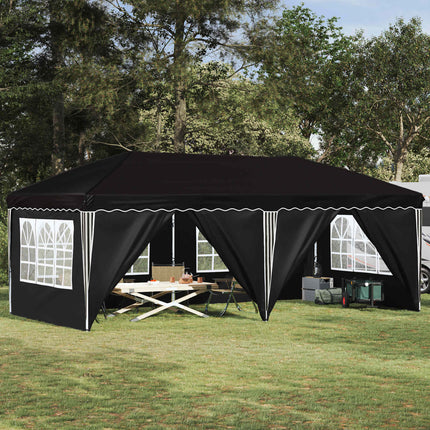 Pop-up Partytält 575 x 288 x 245 cm Svart