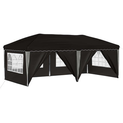 Pop-up Partytält 575 x 288 x 245 cm Svart