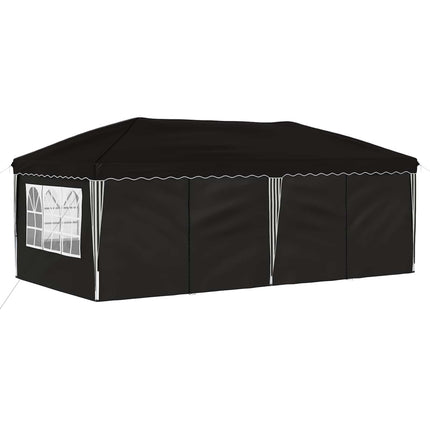 Pop-up Partytält 575 x 288 x 245 cm Svart