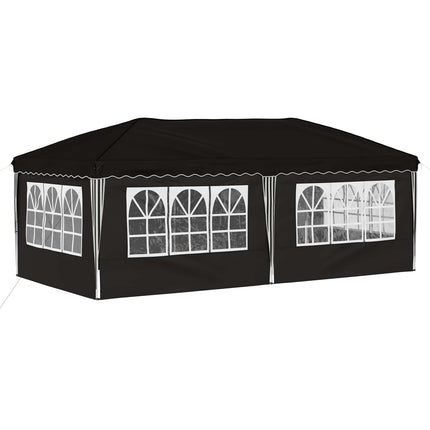 Pop-up Partytält 575 x 288 x 245 cm Svart