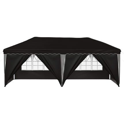 Pop-up Partytält 575 x 288 x 245 cm Svart