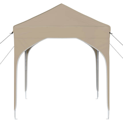 Pop-up Partytält 194 x 194 x 245 cm Gräddvit