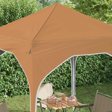 Pop-up Partytält 194 x 194 x 245 cm Beige