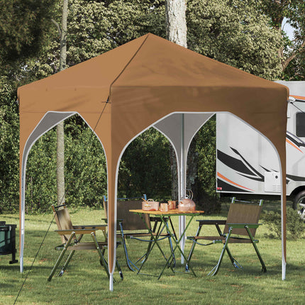Pop-up Partytält 194 x 194 x 245 cm Beige