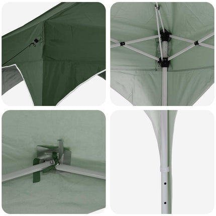 Pop-up Partytält 194 x 194 x 245 cm Grön