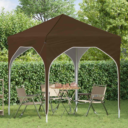 Pop-up Partytält 194 x 194 x 245 cm Taupe