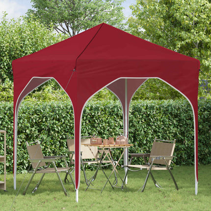 Pop-up Partytält 194 x 194 x 245 cm Vinröd