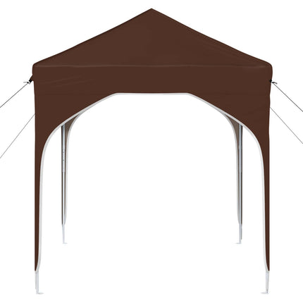 Pop-up Partytält 194 x 194 x 245 cm Brun