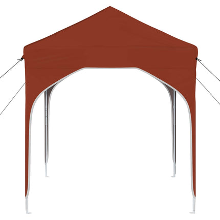 Pop-up Partytält 194 x 194 x 245 cm Terracotta