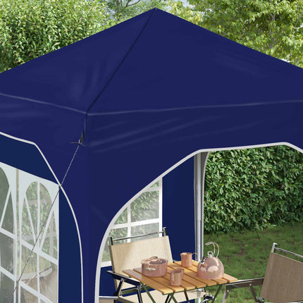 Pop-up Partytält 192 x 192 x 245 cm Blå