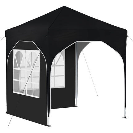 Pop-up Partytält 192 x 192 x 245 cm Antracit