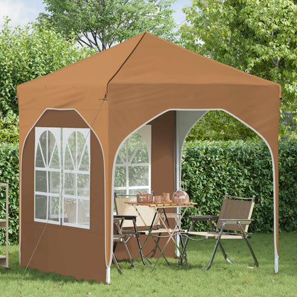 Pop-up Partytält 192 x 192 x 245 cm Beige