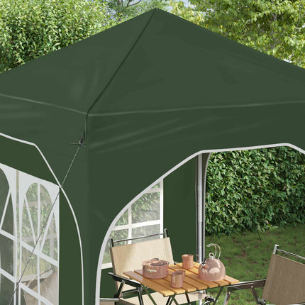 Pop-up Partytält 192 x 192 x 245 cm Grön