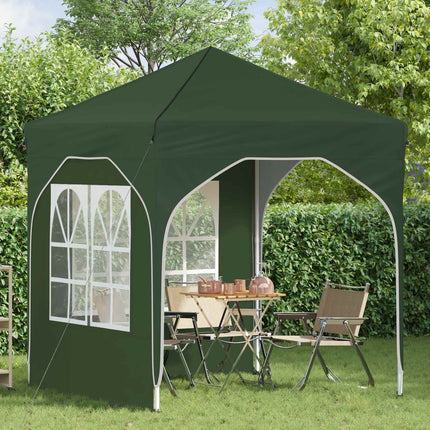 Pop-up Partytält 192 x 192 x 245 cm Grön