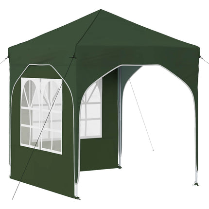 Pop-up Partytält 192 x 192 x 245 cm Grön