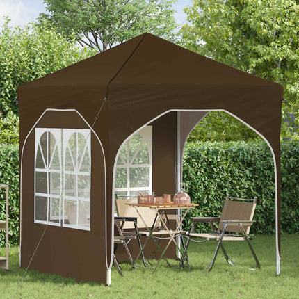 Pop-up Partytält 192 x 192 x 245 cm Taupe