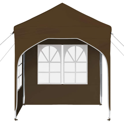 Pop-up Partytält 192 x 192 x 245 cm Taupe