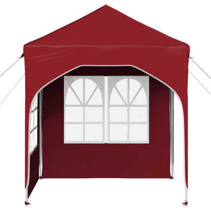 Pop-up Partytält 192 x 192 x 245 cm Vinröd