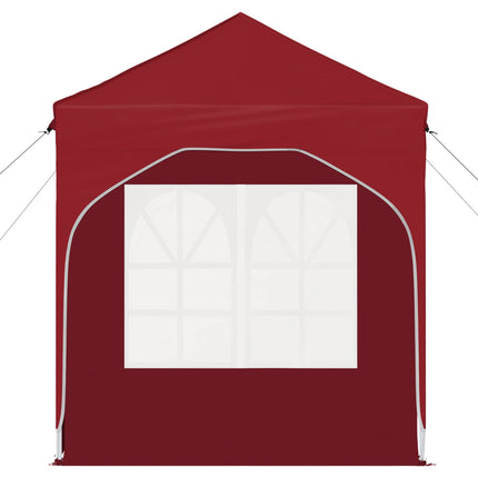 Pop-up Partytält 192 x 192 x 245 cm Vinröd