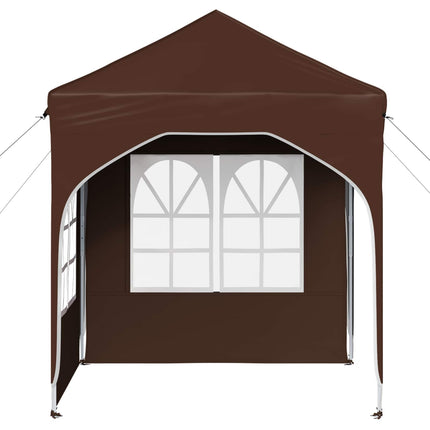 Pop-up Partytält 192 x 192 x 245 cm Brun