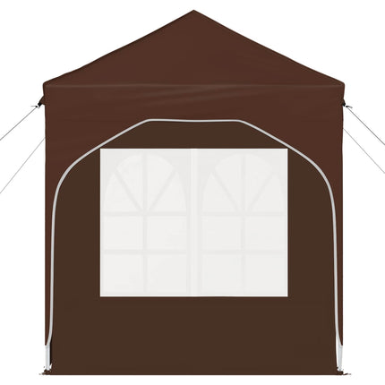 Pop-up Partytält 192 x 192 x 245 cm Brun