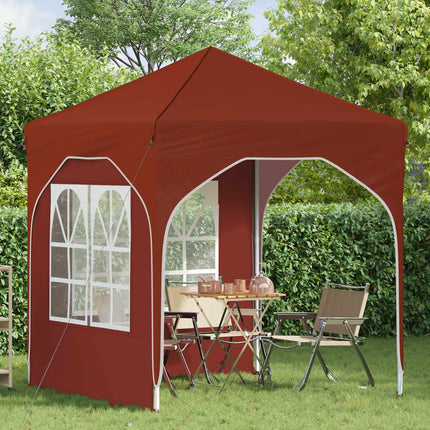 Pop-up Partytält 192 x 192 x 245 cm Terracotta