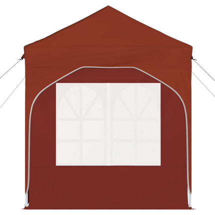 Pop-up Partytält 192 x 192 x 245 cm Terracotta