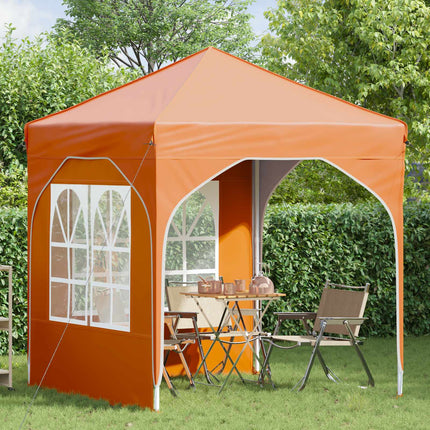 Pop-up Partytält 192 x 192 x 245 cm Orange