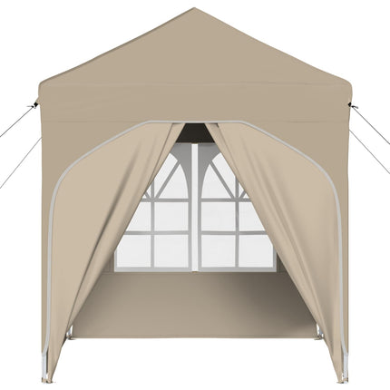 Pop-up Partytält 192 x 192 x 245 cm Gräddvit