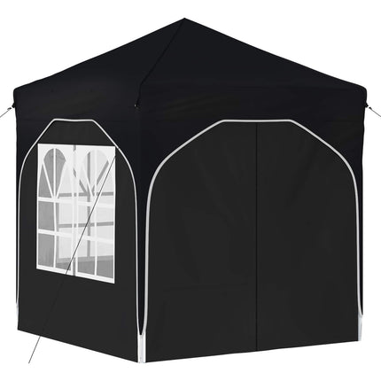 Pop-up Partytält 192 x 192 x 245 cm Antracit