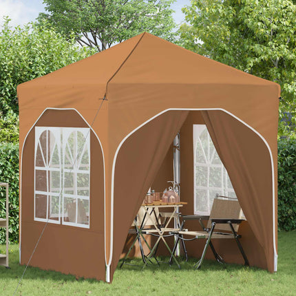 Pop-up Partytält 192 x 192 x 245 cm Beige