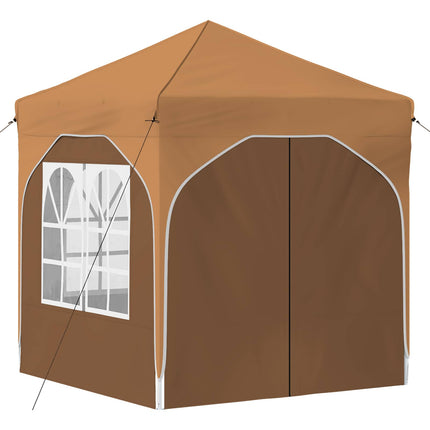 Pop-up Partytält 192 x 192 x 245 cm Beige