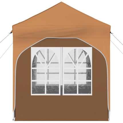 Pop-up Partytält 192 x 192 x 245 cm Beige