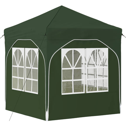 Pop-up Partytält 192 x 192 x 245 cm Grön