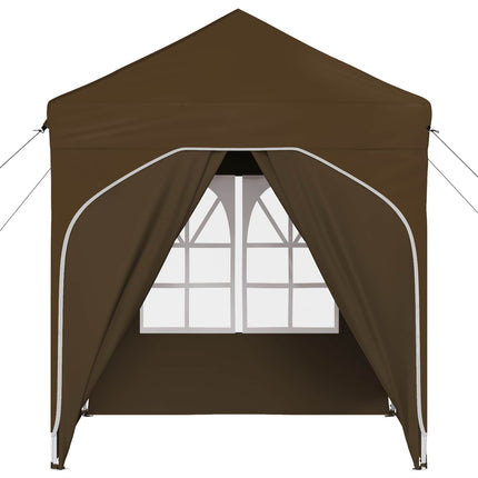 Pop-up Partytält 192 x 192 x 245 cm Taupe