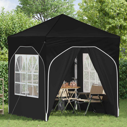 Pop-up Partytält 192 x 192 x 245 cm Svart