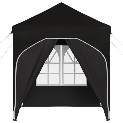 Pop-up Partytält 192 x 192 x 245 cm Svart