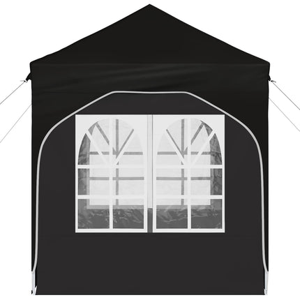 Pop-up Partytält 192 x 192 x 245 cm Svart