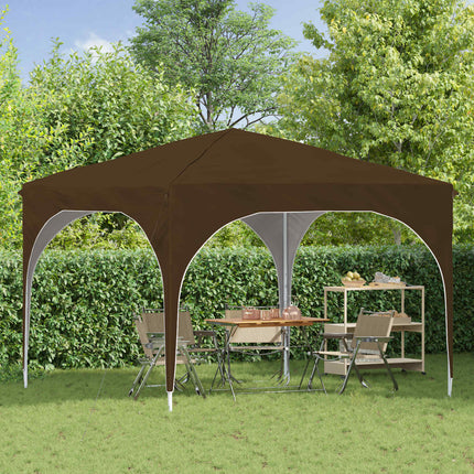 Pop-up Partytält 290 x 290 x 245 cm Taupe
